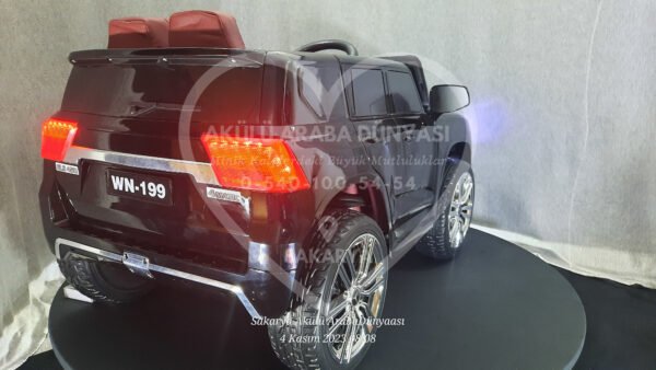 Mercedes WN-199! 12V Akülü Jip (Jeep) Siyah