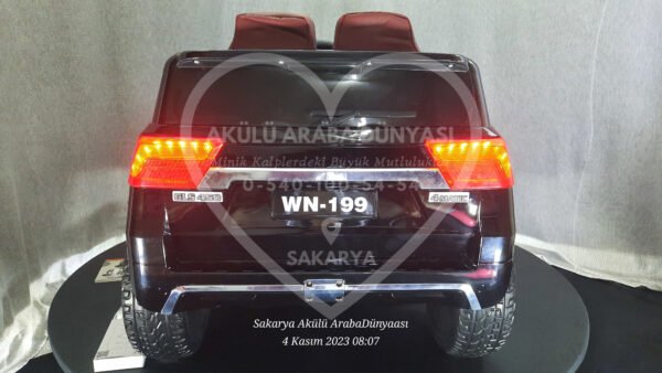 Mercedes WN-199! 12V Akülü Jip (Jeep) Siyah