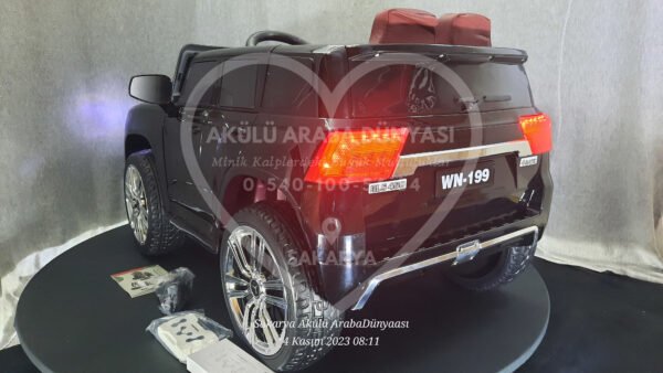 Mercedes WN-199! 12V Akülü Jip (Jeep) Siyah