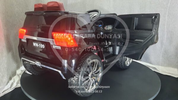 Mercedes WN-199! 12V Akülü Jip (Jeep) Siyah