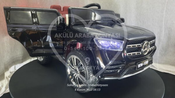 Mercedes WN-199! 12V Akülü Jip (Jeep) Siyah