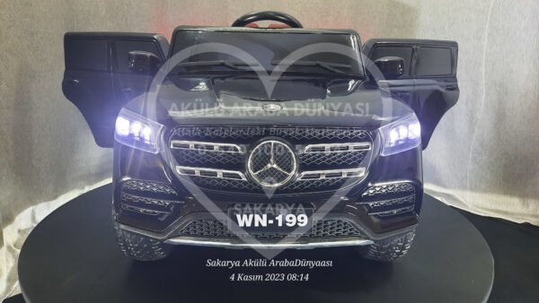 Mercedes WN-199! 12V Akülü Jip (Jeep) Siyah