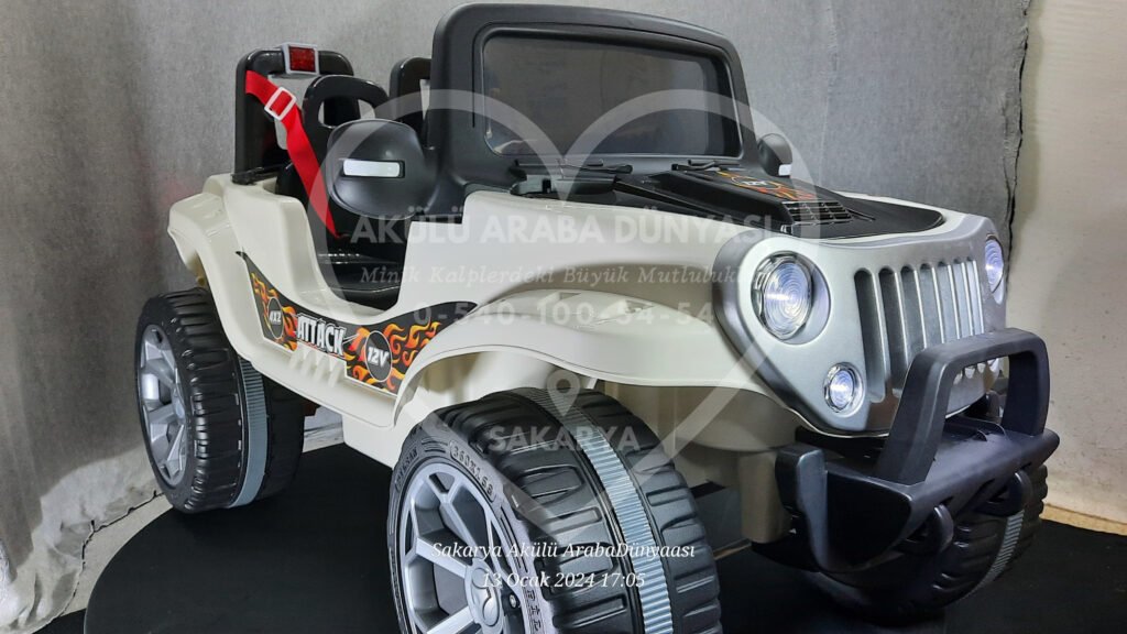 En Büyük Akülü Araba - Pilsan Attack 12V Akülü Jeep - 3