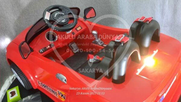 Pilsan Fortune 12V Akülü Araba Kırmızı