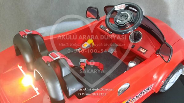 Pilsan Fortune 12V Akülü Araba Kırmızı