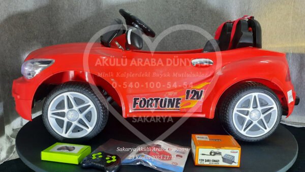 Pilsan Fortune 12V Akülü Araba Kırmızı