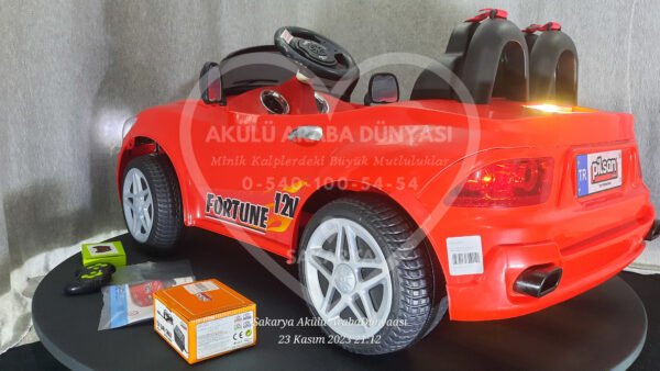 Pilsan Fortune 12V Akülü Araba Kırmızı