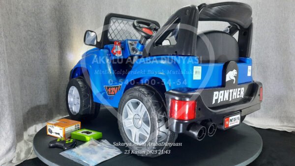 Pilsan 05-118 Panther Uzaktan Kumandalı 12 Volt Mavi Akülü Araba