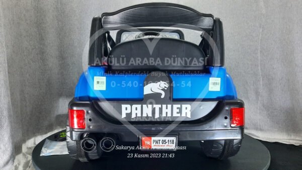 Pilsan 05-118 Panther Uzaktan Kumandalı 12 Volt Mavi Akülü Araba