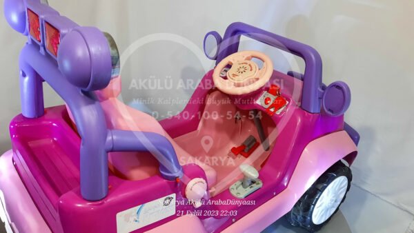 Pilsan Princess 12V 12 Amper Akülü Araba Pembe