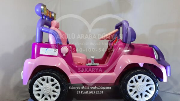 Pilsan Princess 12V 12 Amper Akülü Araba Pembe