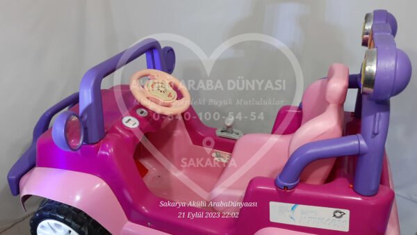 Pilsan Princess 12V 12 Amper Akülü Araba Pembe