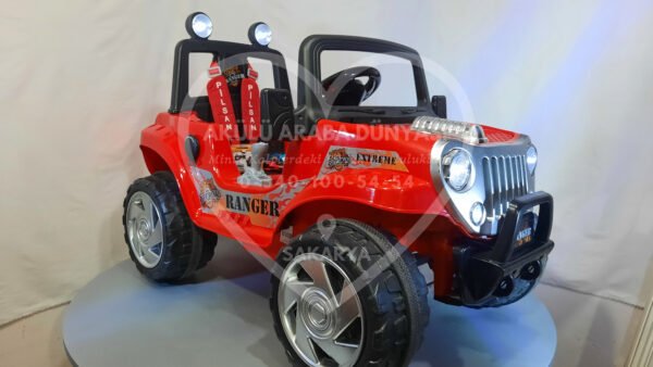 Pilsan Ranger 12V Akülü Jip (Jeep) Kırmızı - Görsel 5