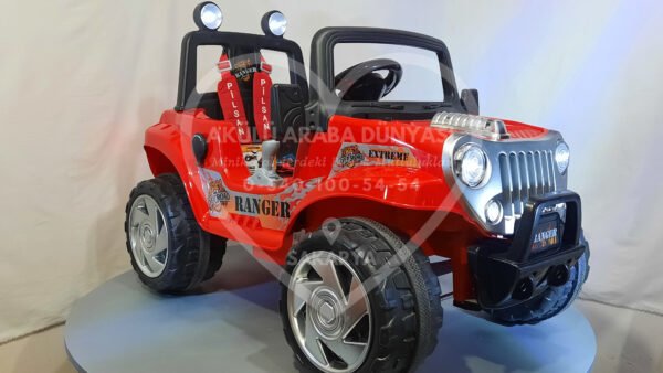 Pilsan Ranger 12V Akülü Jip (Jeep) Kırmızı - Görsel 13
