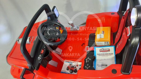 Pilsan Ranger 12V Akülü Jip (Jeep) Kırmızı - Görsel 3