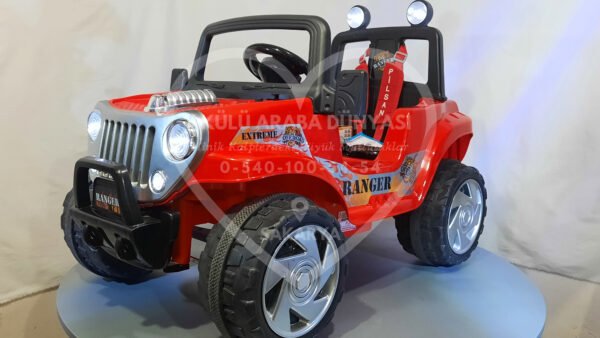 Pilsan Ranger 12V Akülü Jip (Jeep) Kırmızı - Görsel 7