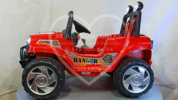 Pilsan Ranger 12V Akülü Jip (Jeep) Kırmızı - Görsel 8