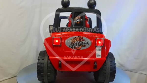Pilsan Ranger 12V Akülü Jip (Jeep) Kırmızı - Görsel 10