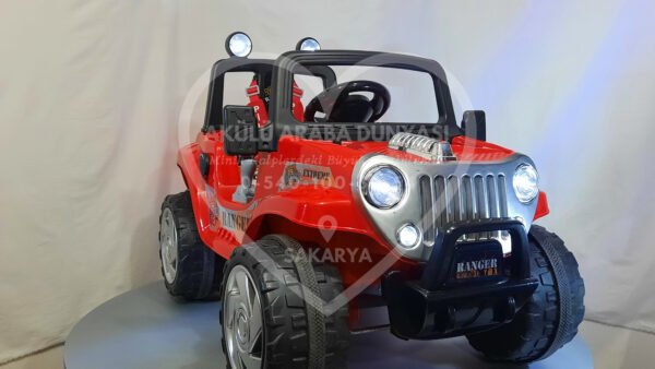 Pilsan Ranger 12V Akülü Jip (Jeep) Kırmızı - Görsel 12