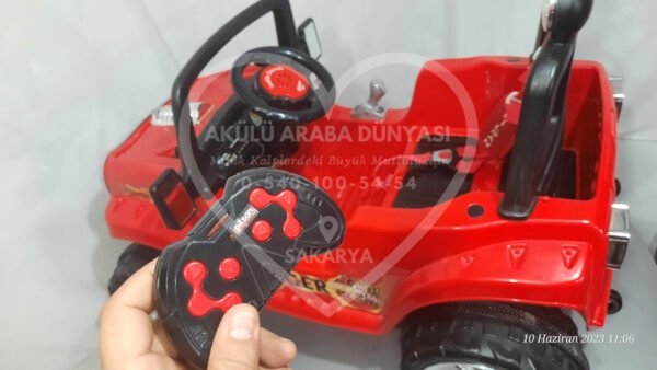 Pilsan Ranger 12V Akülü Jip (Jeep) Kırmızı