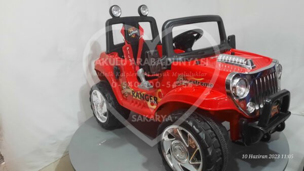 Pilsan Ranger 12V Akülü Jip (Jeep) Kırmızı