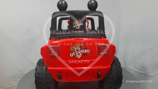 Pilsan Ranger 12V Akülü Jip (Jeep) Kırmızı