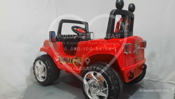 Pilsan Ranger 12V Akülü Jip (Jeep) Kırmızı
