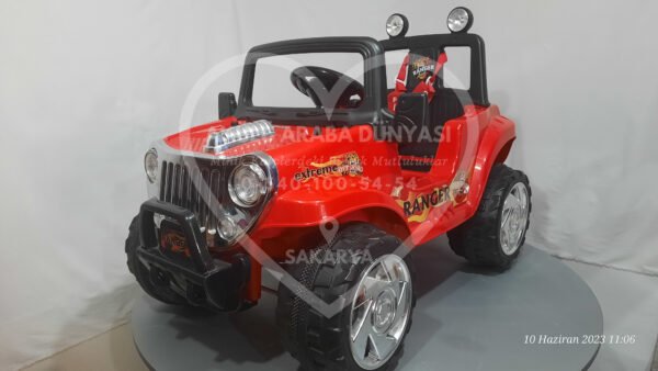 Pilsan Ranger 12V Akülü Jip (Jeep) Kırmızı