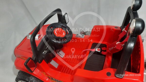 Pilsan Ranger 12V Akülü Jip (Jeep) Kırmızı