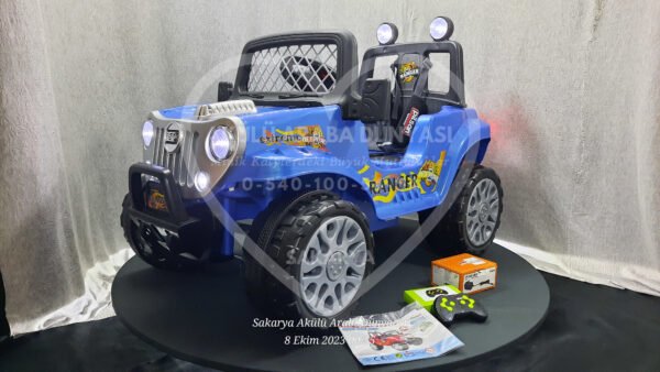 Pilsan Ranger 12V Akülü Jip (Jeep) Mavi