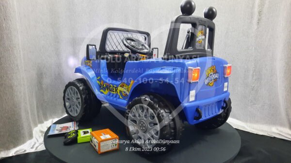 Pilsan Ranger 12V Akülü Jip (Jeep) Mavi