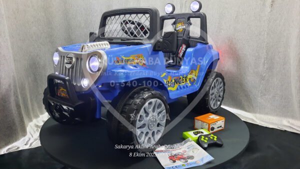 Pilsan Ranger 12V Akülü Jip (Jeep) Mavi