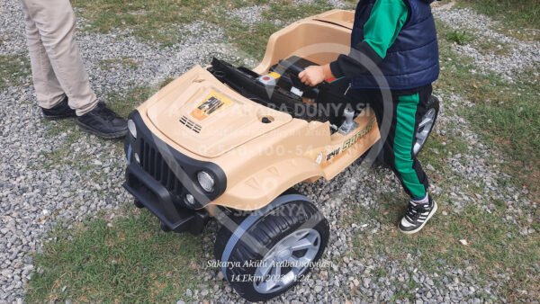 Pilsan Safari 24V Akülü Jip (Jeep) Sarı
