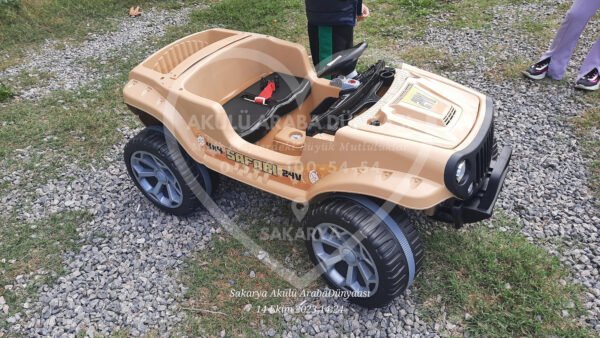Pilsan Safari 24V Akülü Jip (Jeep) Sarı