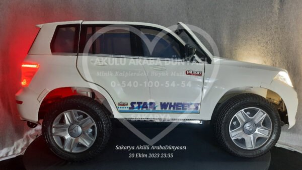 Pilsan Star Wheels 12V Akülü Jip (Jeep) Beyaz