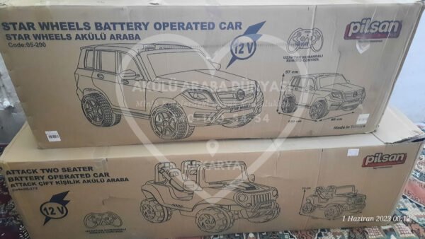 Pilsan Star Wheels 12V Akülü Jip (Jeep) Beyaz