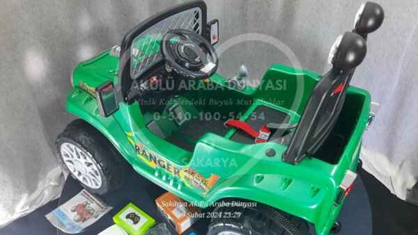 Pilsan Ranger 12V Akülü Jip (Jeep) Yeşil
