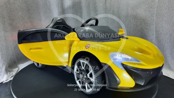 Akar Toys Velocy Primero Quantum 12 Volt Kumandalı Akülü Araba Sarı