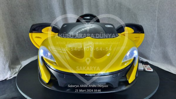 Akar Toys Velocy Primero Quantum 12 Volt Kumandalı Akülü Araba Sarı