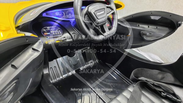 Akar Toys Velocy Primero Quantum 12 Volt Kumandalı Akülü Araba Sarı
