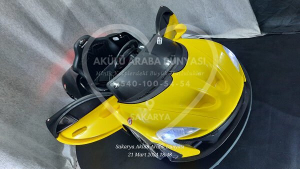 Akar Toys Velocy Primero Quantum 12 Volt Kumandalı Akülü Araba Sarı