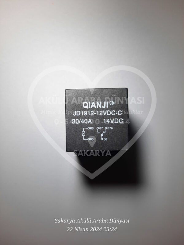 Akülü Araç Pilsan Role 12 Volt Qianji JD1912 12VDC