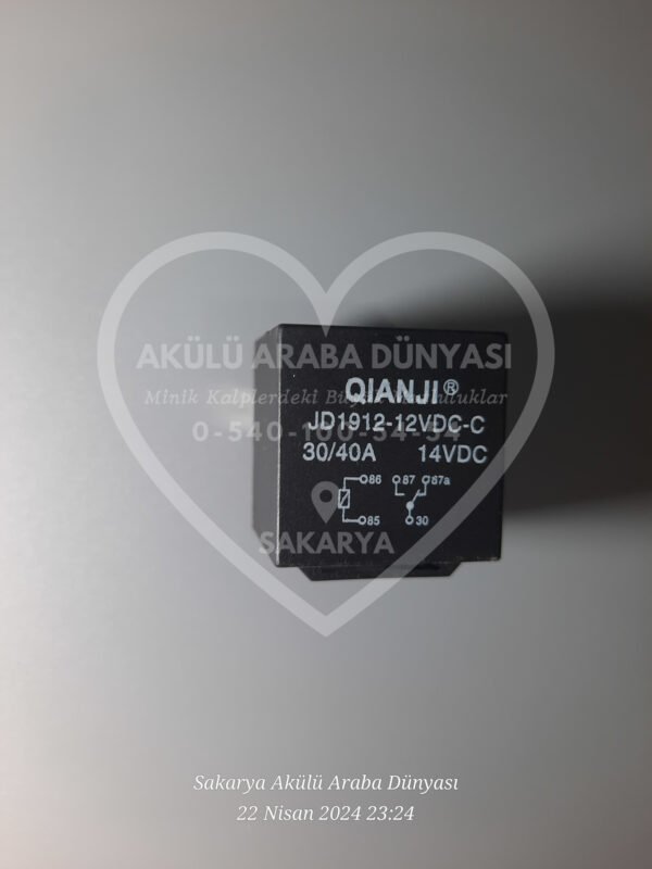 Akülü Araç Pilsan Role 12 Volt Qianji JD1912 12VDC