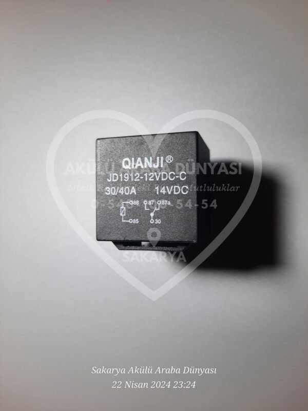 Akülü Araç Pilsan Role 12 Volt Qianji JD1912 12VDC