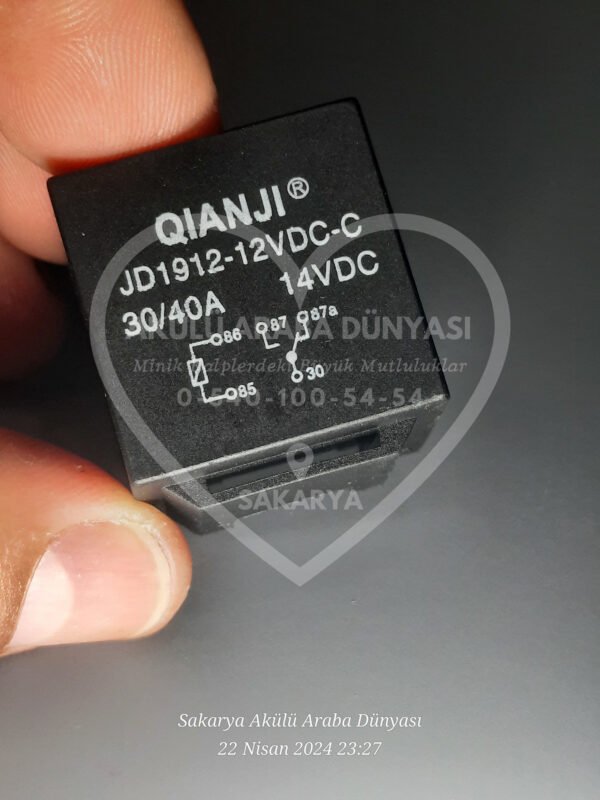 Akülü Araç Pilsan Role 12 Volt Qianji JD1912 12VDC