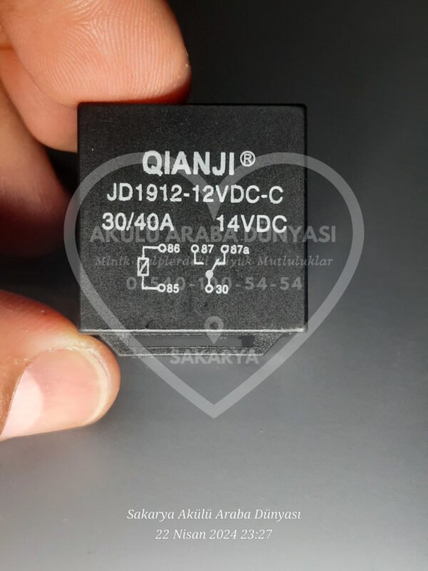 Akülü Araç Pilsan Role 12 Volt Qianji JD1912 12VDC