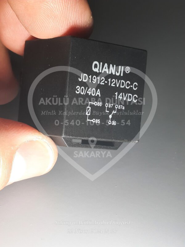 Akülü Araç Pilsan Role 12 Volt Qianji JD1912 12VDC