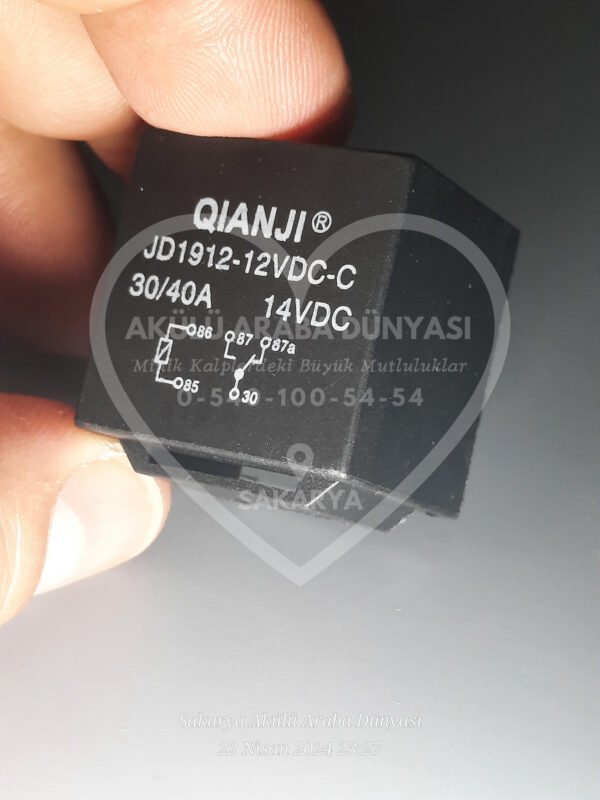 Akülü Araç Pilsan Role 12 Volt Qianji JD1912 12VDC