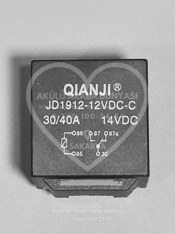 Akülü Araç Pilsan Role 12 Volt Qianji JD1912 12VDC