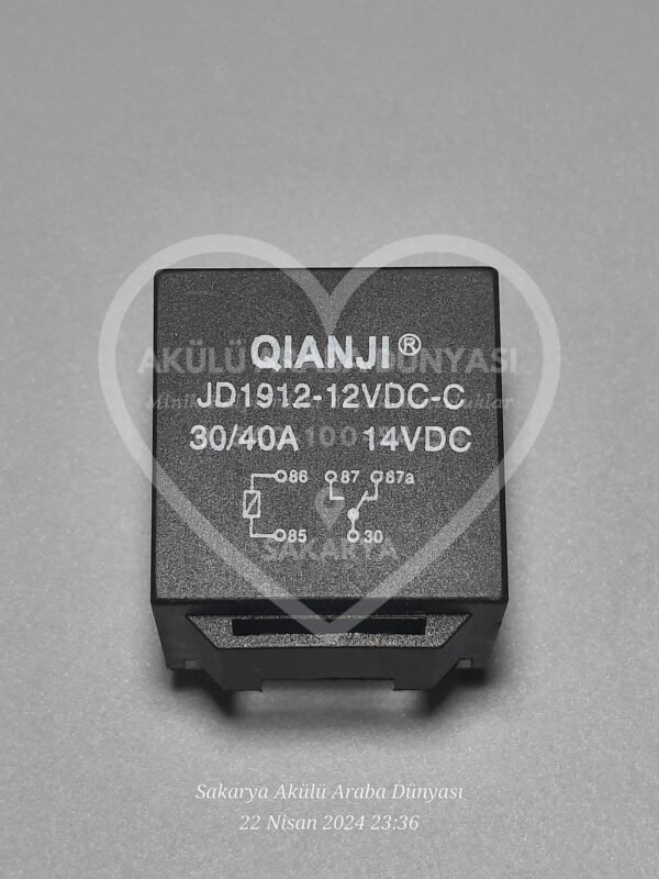Akülü Araç Pilsan Role 12 Volt Qianji JD1912 12VDC